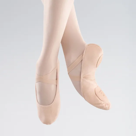 Split sole canvas ballet shoes for Grade 3 upwards